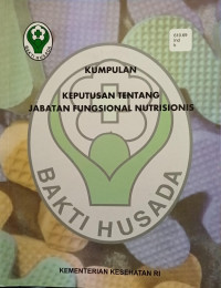 Kumpulan Keputusan Tentang Jabatan Fungsional Nutrisionis