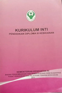 Kurikulum Inti (Pendidikan diploma III kebidanan)