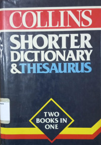 Collins Shorter Dictionary & Thesaurus